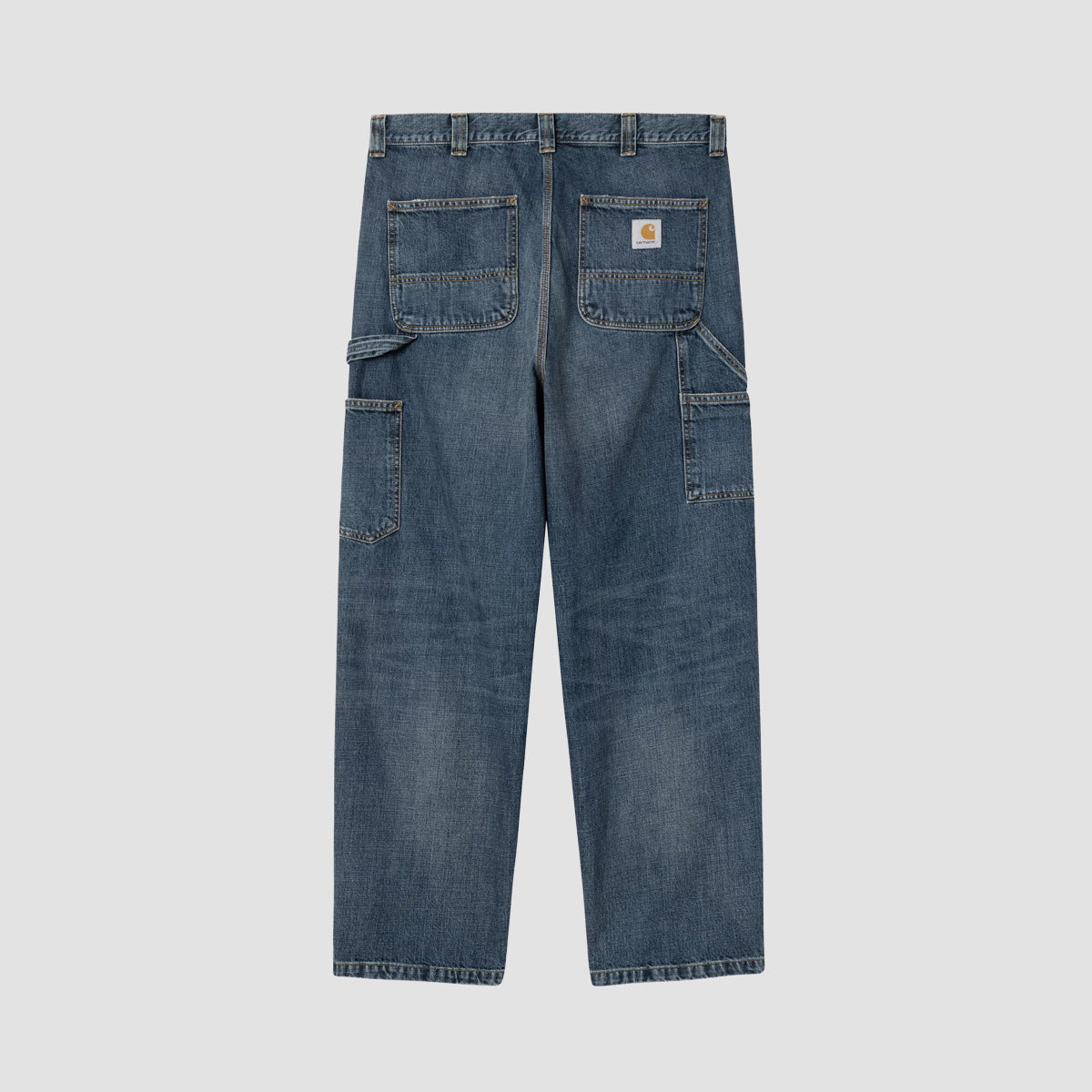 Carhartt WIP OG Double Knee Loose Fit Jeans Blue Dark Used Wash