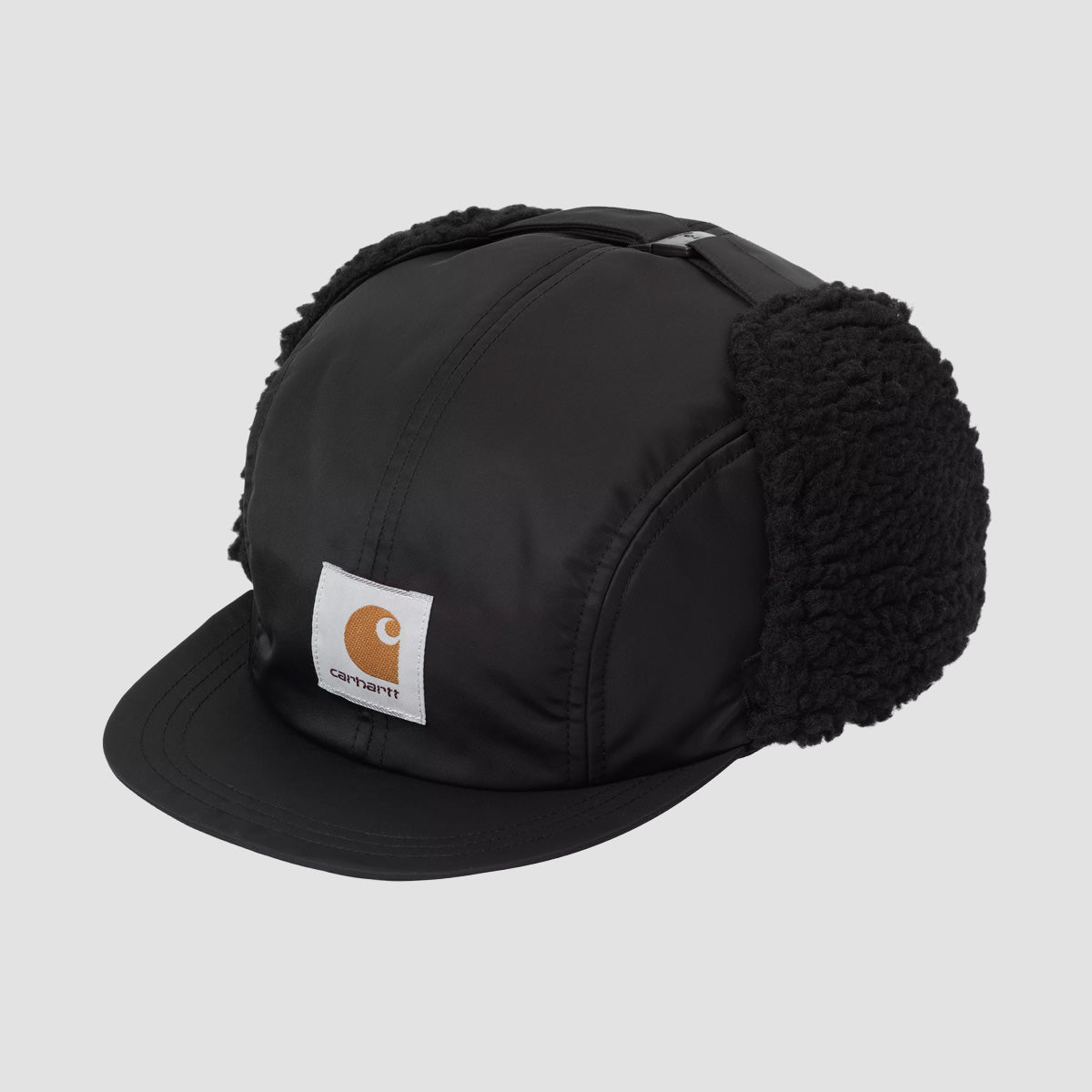 Carhartt WIP Olten Ear Guard Cap - Black / Black