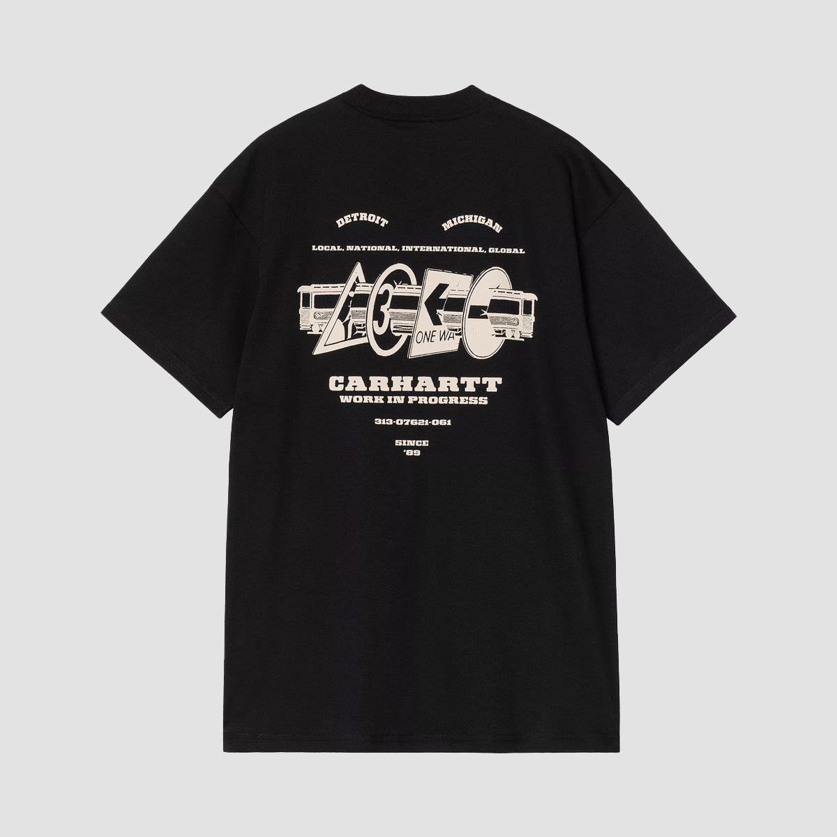Carhartt WIP Runaway T-Shirt Black/Wax - Main Image