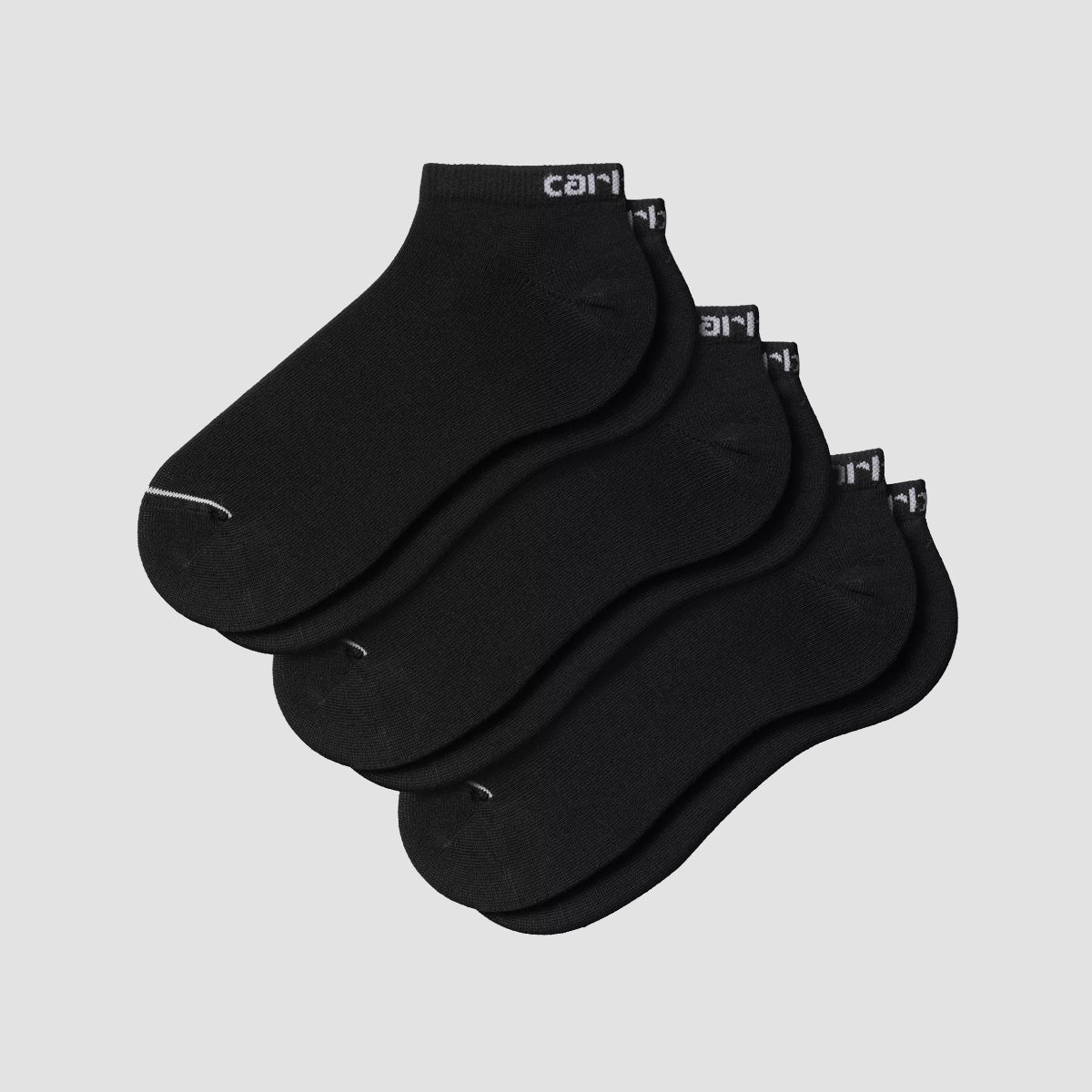 Carhartt WIP Script Sneakers Socks 3 Pack Black/White