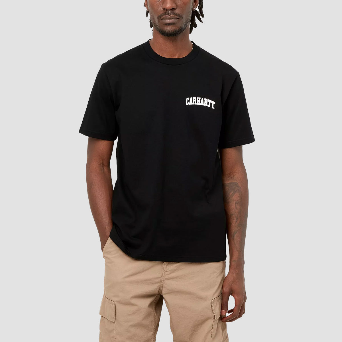 Carhartt WIP University Script T-Shirt Black/White