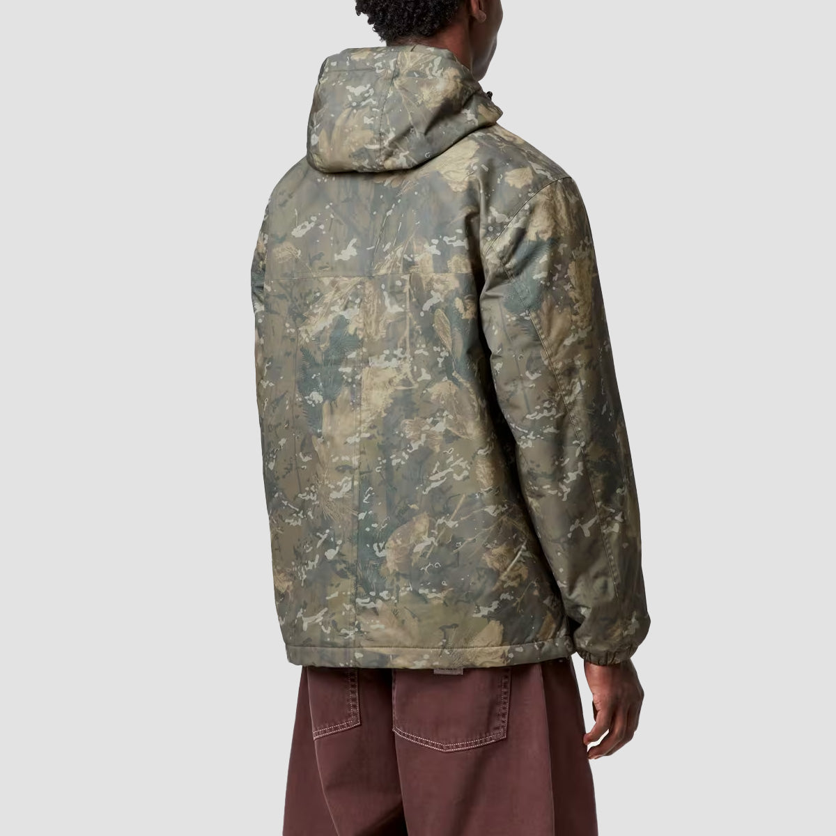 Carhartt WIP Windbreaker Pullover (Winter) Jacket Camo Combi/Green/Black