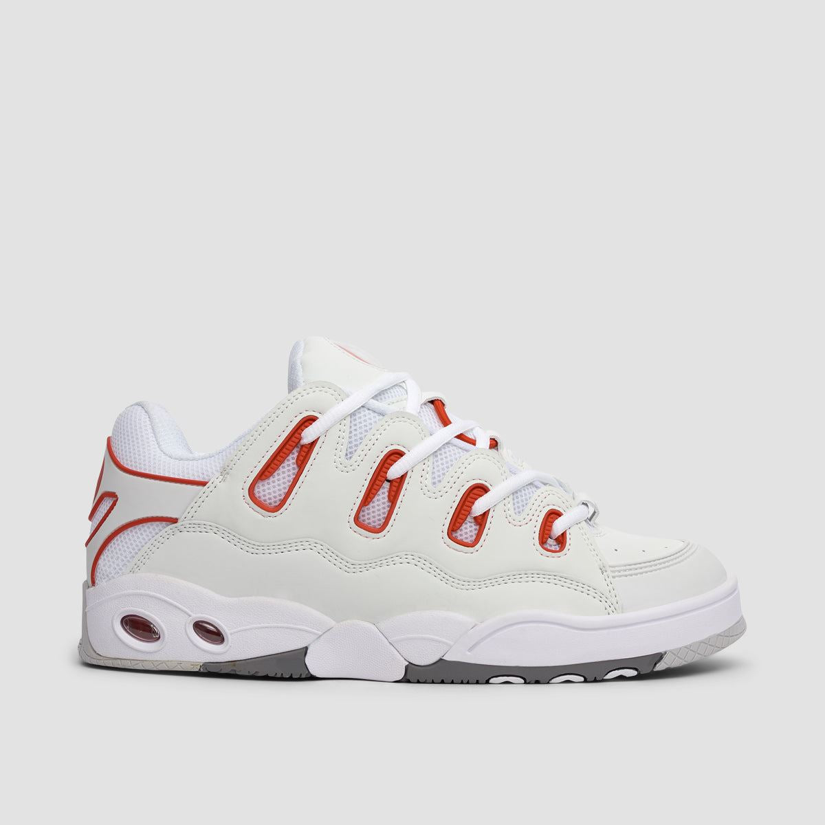 Osiris D3 OG Shoes - White/Red/Grey