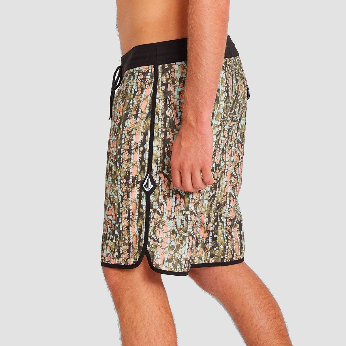 Volcom Sea Batik Scallop 19" Boardshorts Old Mill