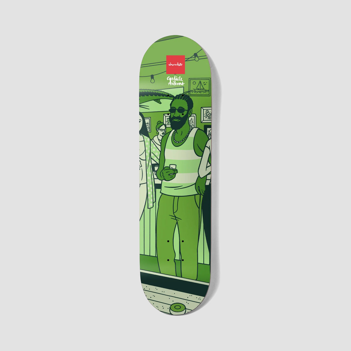 Chocolate Bar Series III Carl Aikens Skateboard Deck - 8.5"