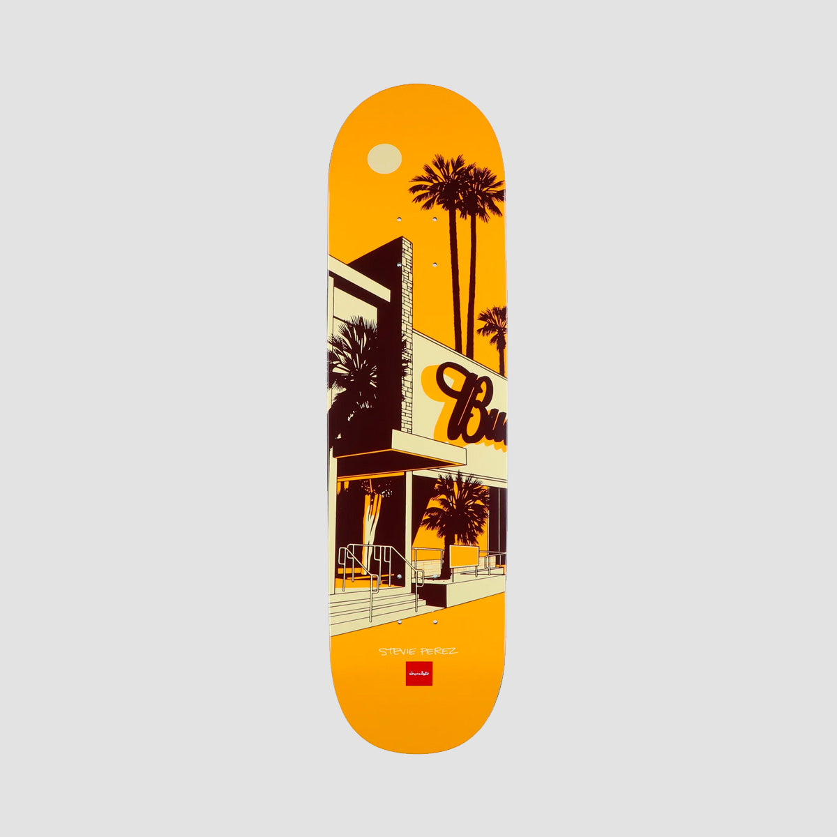 Chocolate Evan Hecox City Series Stevie Perez Skateboard Deck - 8.4"