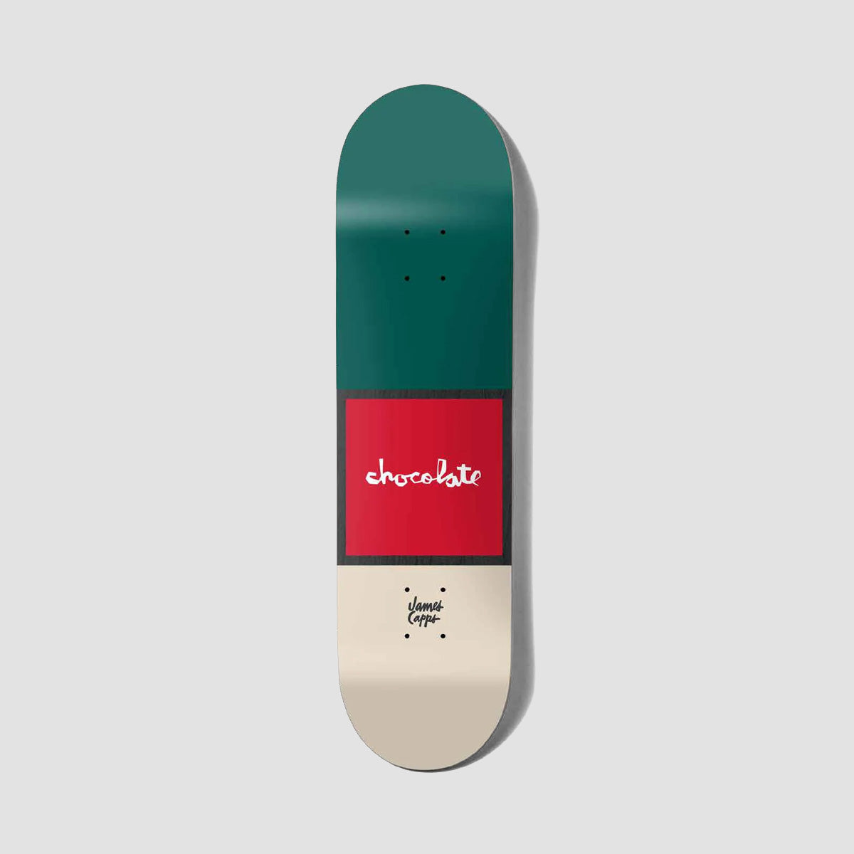 Chocolate Red Square James Capps Skateboard Deck - 8.5"