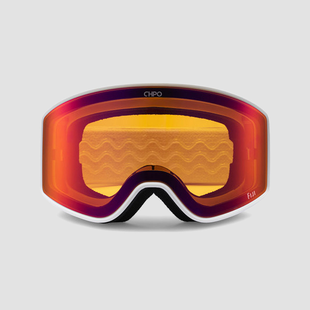 CHPO Fiji Snow Goggles White/Red Mirror