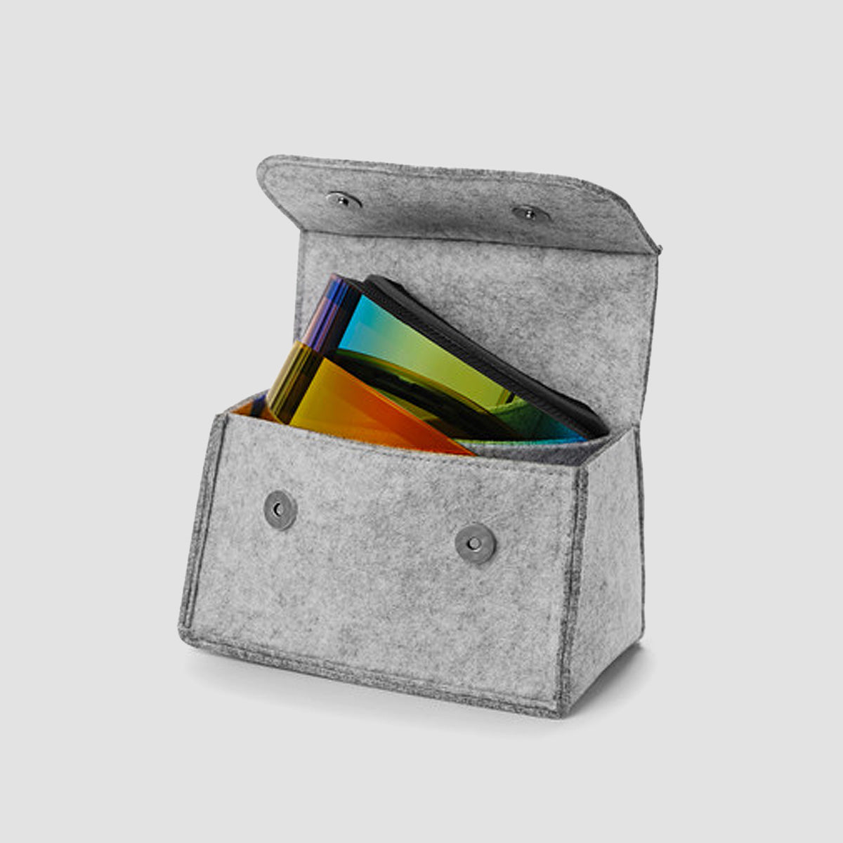 CHPO Fiji Snow Goggles White/Red Mirror