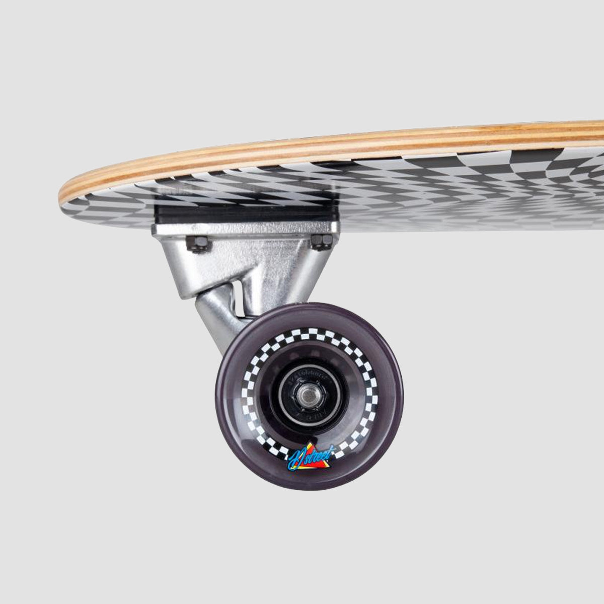 D Street Surfskate Check Warp Cruiser Skateboard - 10"