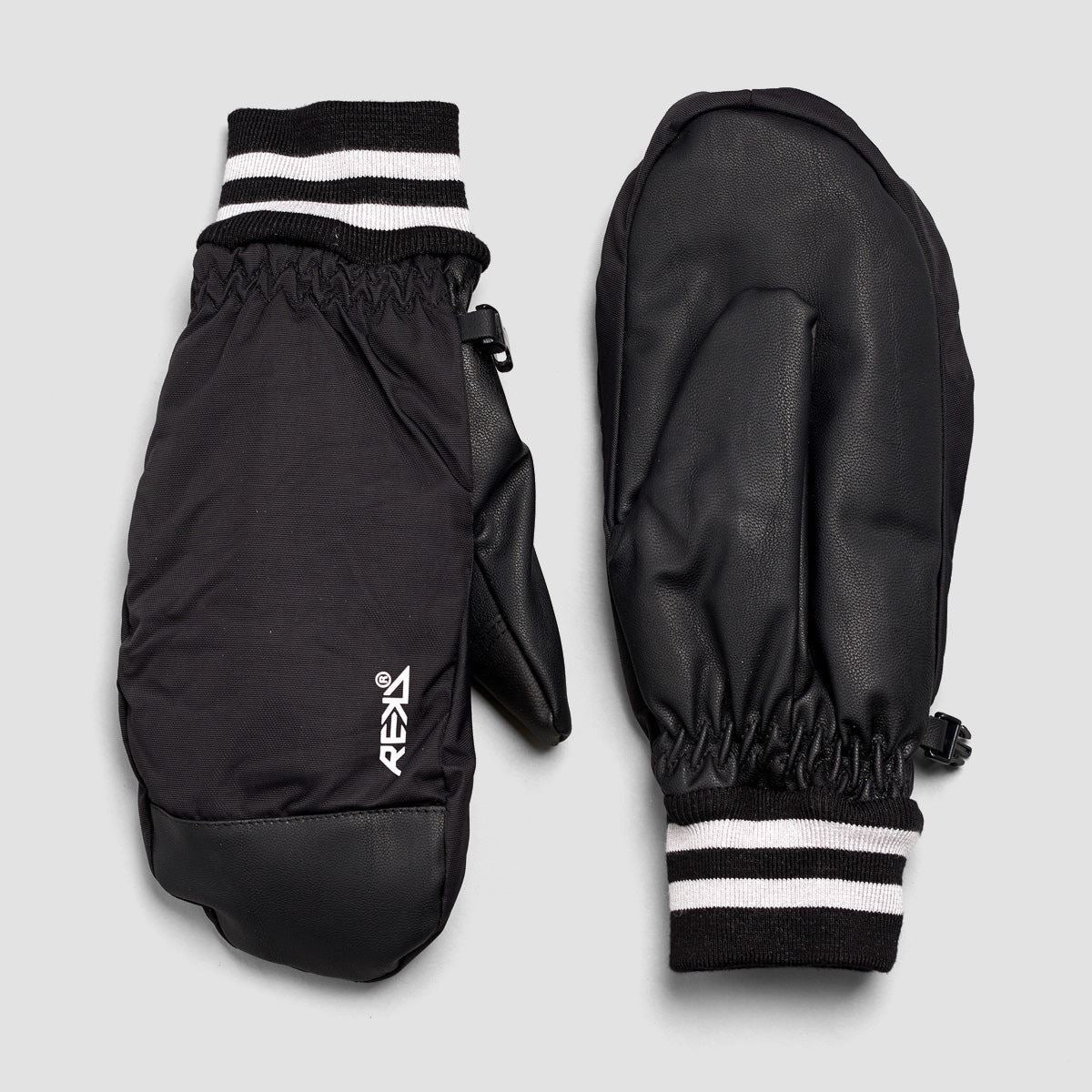 REKD Icon Under Cuff Snow Mitts Black