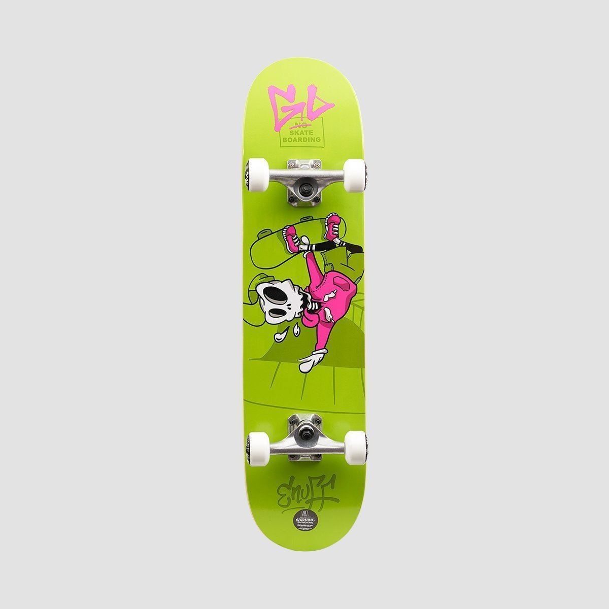 Enuff Skully Skateboard Green - 7.75"