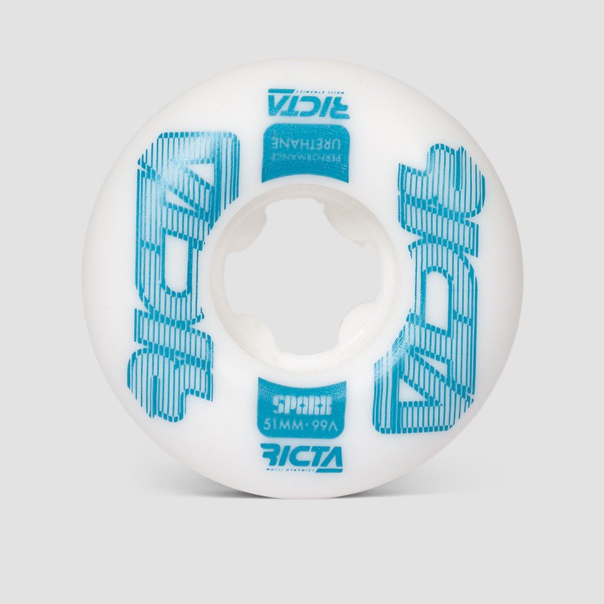 Ricta Framework Sparx 99a Skateboard Wheels White 51mm