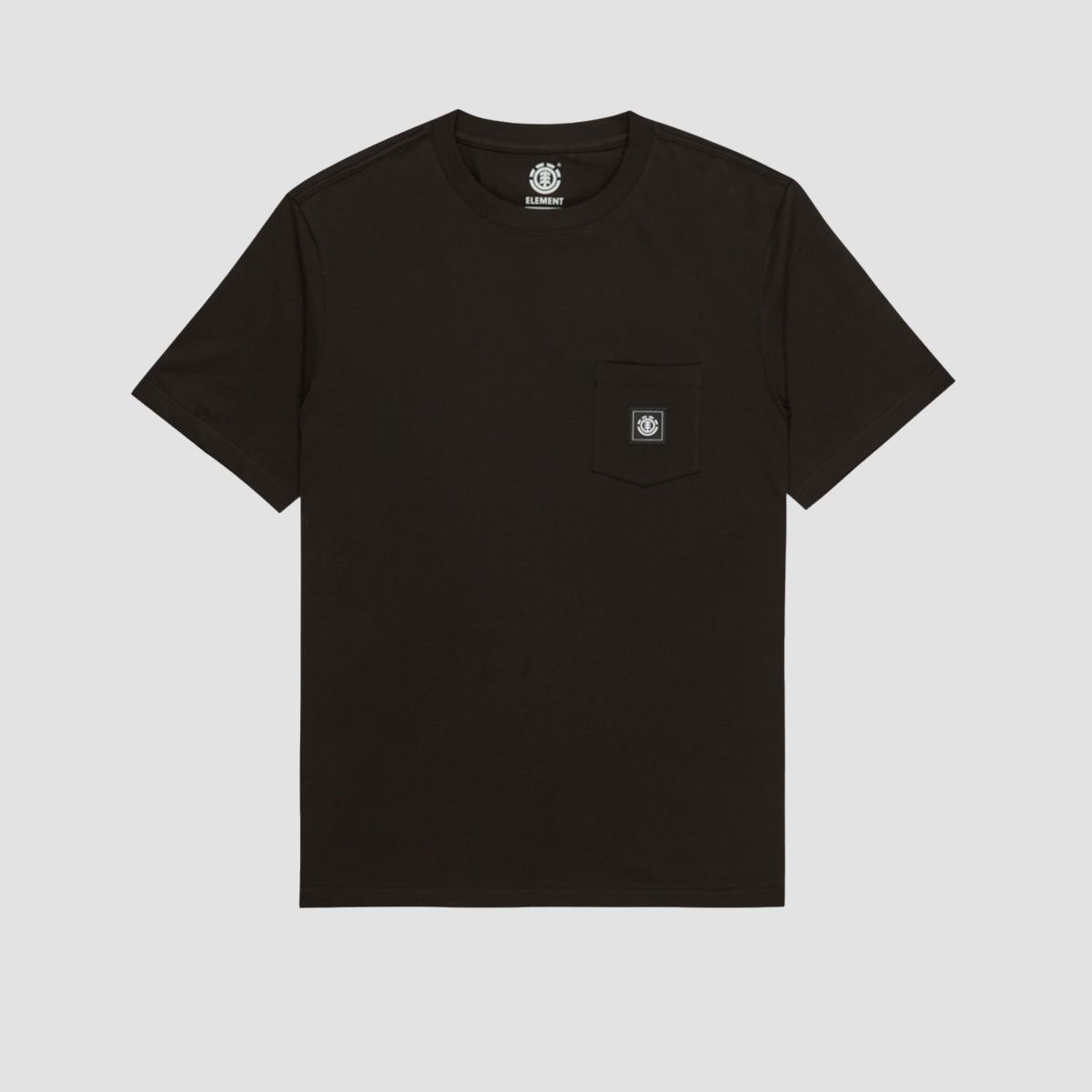 Element Icon Label Pocket T-Shirt Flint Black