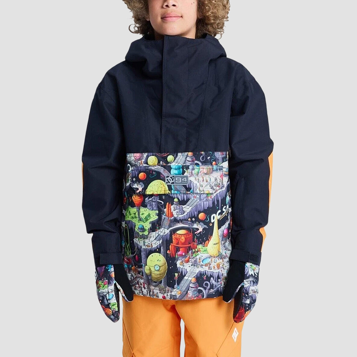 DC 43 Snow Jacket Outer World Black - Kids