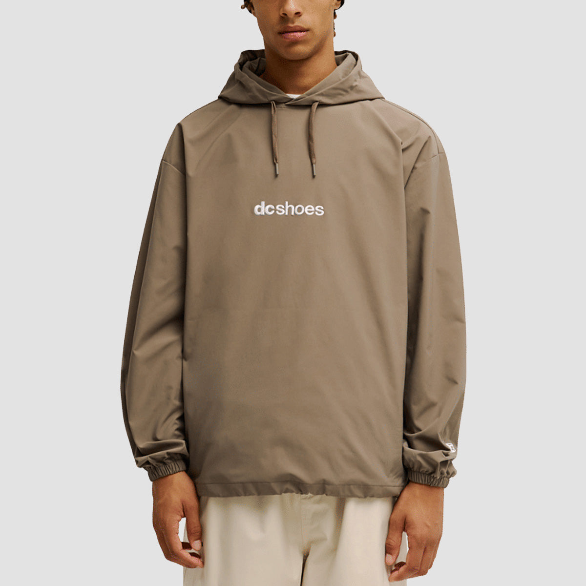 DC Aerahood DWR Pullover Windbreaker Jacket Morel