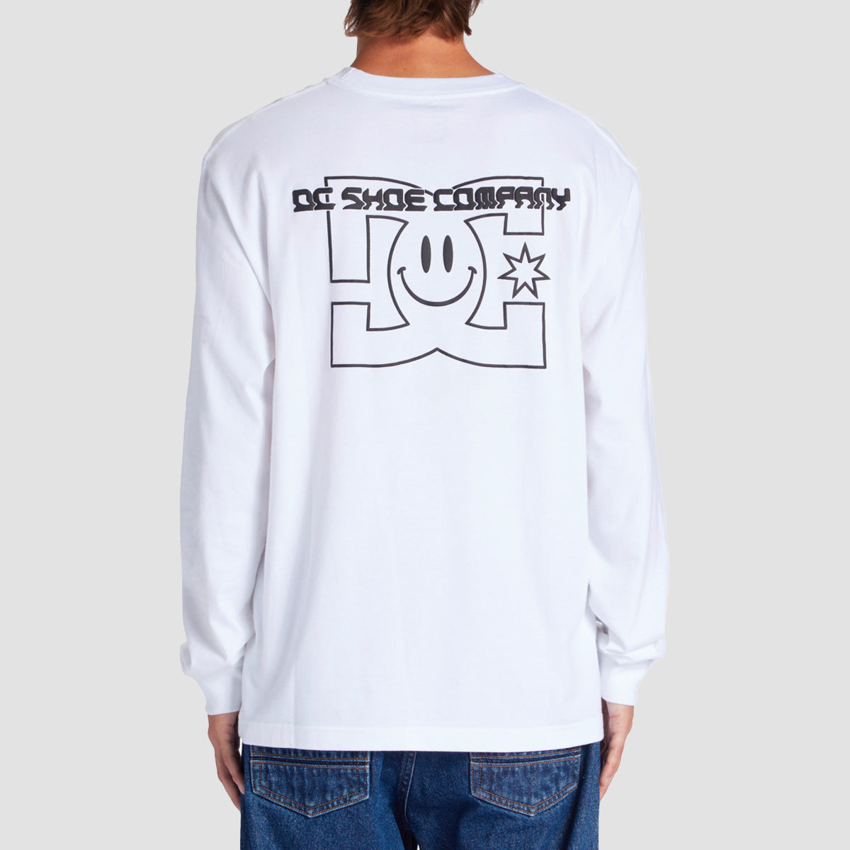 DC All Smiles Longsleeve T-Shirt White