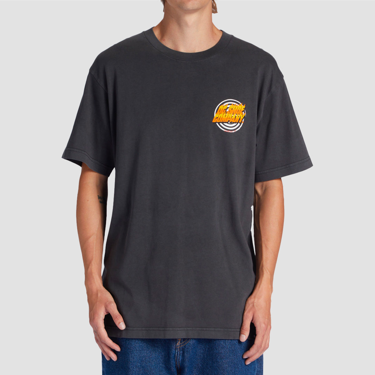 DC Burner T-Shirt Pirate Black Enzyme
