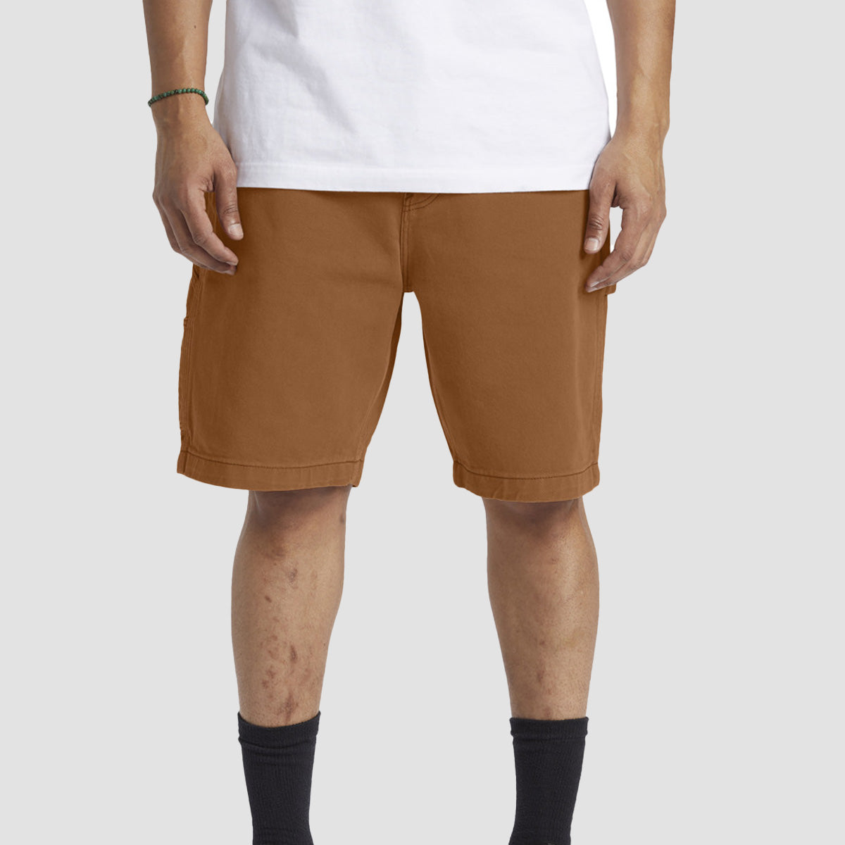 DC Carpenter Baggy Shorts RBO Brown Overdye