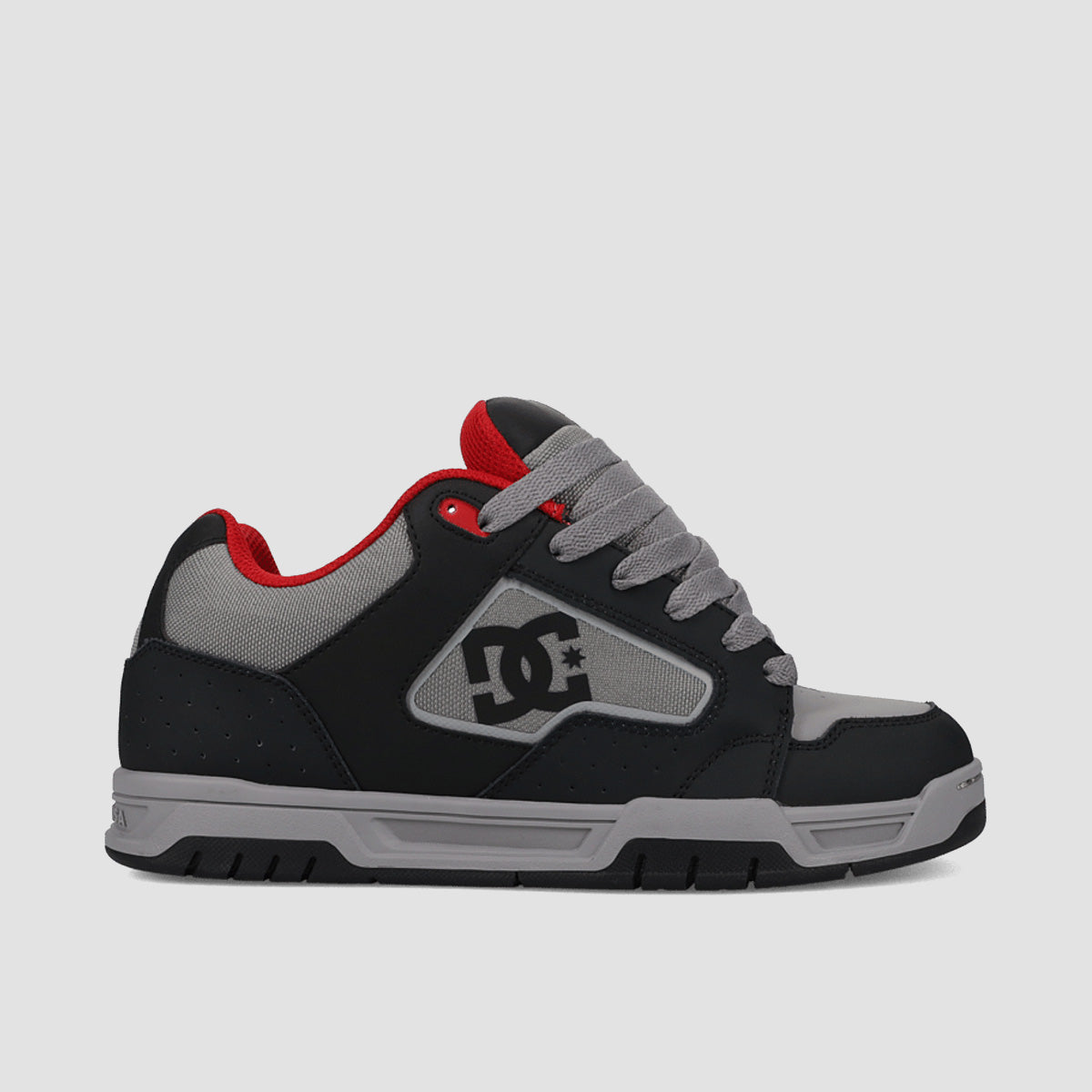 DC Coiler Shoes - Dark Grey/Grey/Red