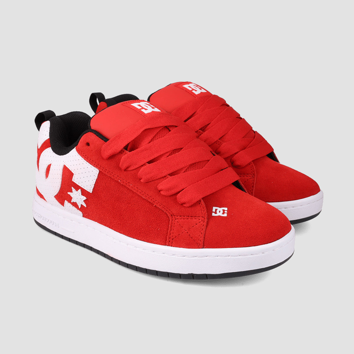DC Court Graffik SE Shoes - Red/White