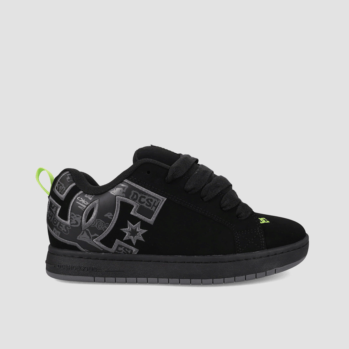 DC Court Graffik Shoes - Black/Grey/Lime