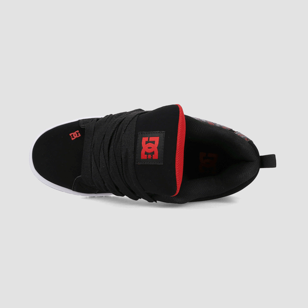 DC Court Graffik Shoes - Black/Grey/Red - Kids