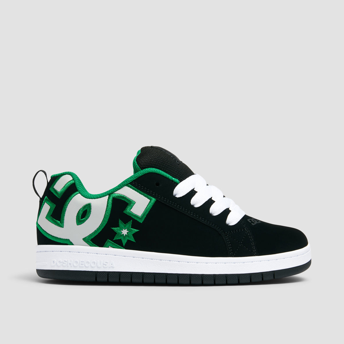 DC Court Graffik Shoes - Black/Kelly Green - Kids