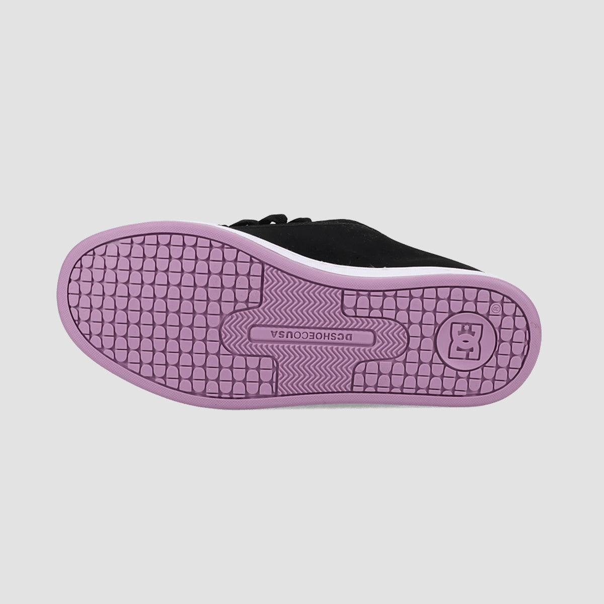 DC Court Graffik Shoes - Black/Lavender - Womens