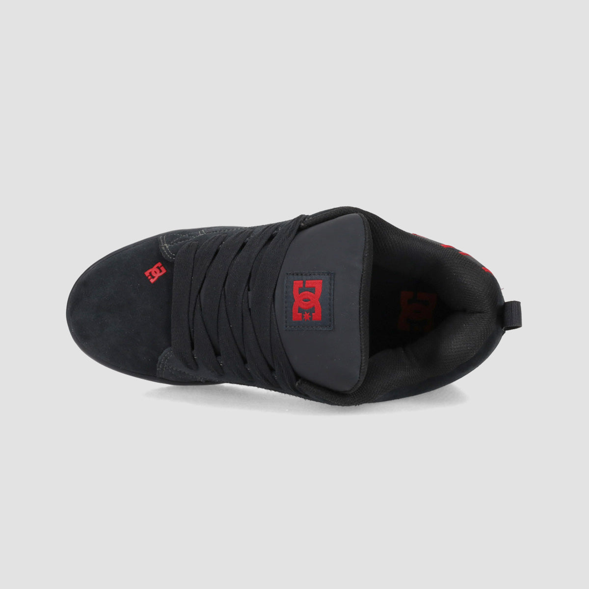 DC Court Graffik Shoes - Dark Grey/Red