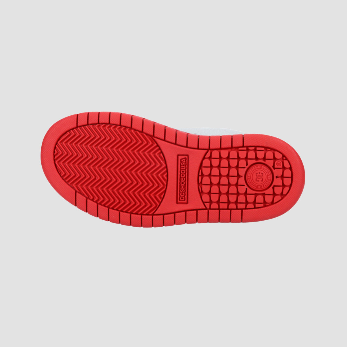 DC Court Graffik Shoes - Grey/Grey/Red - Kids