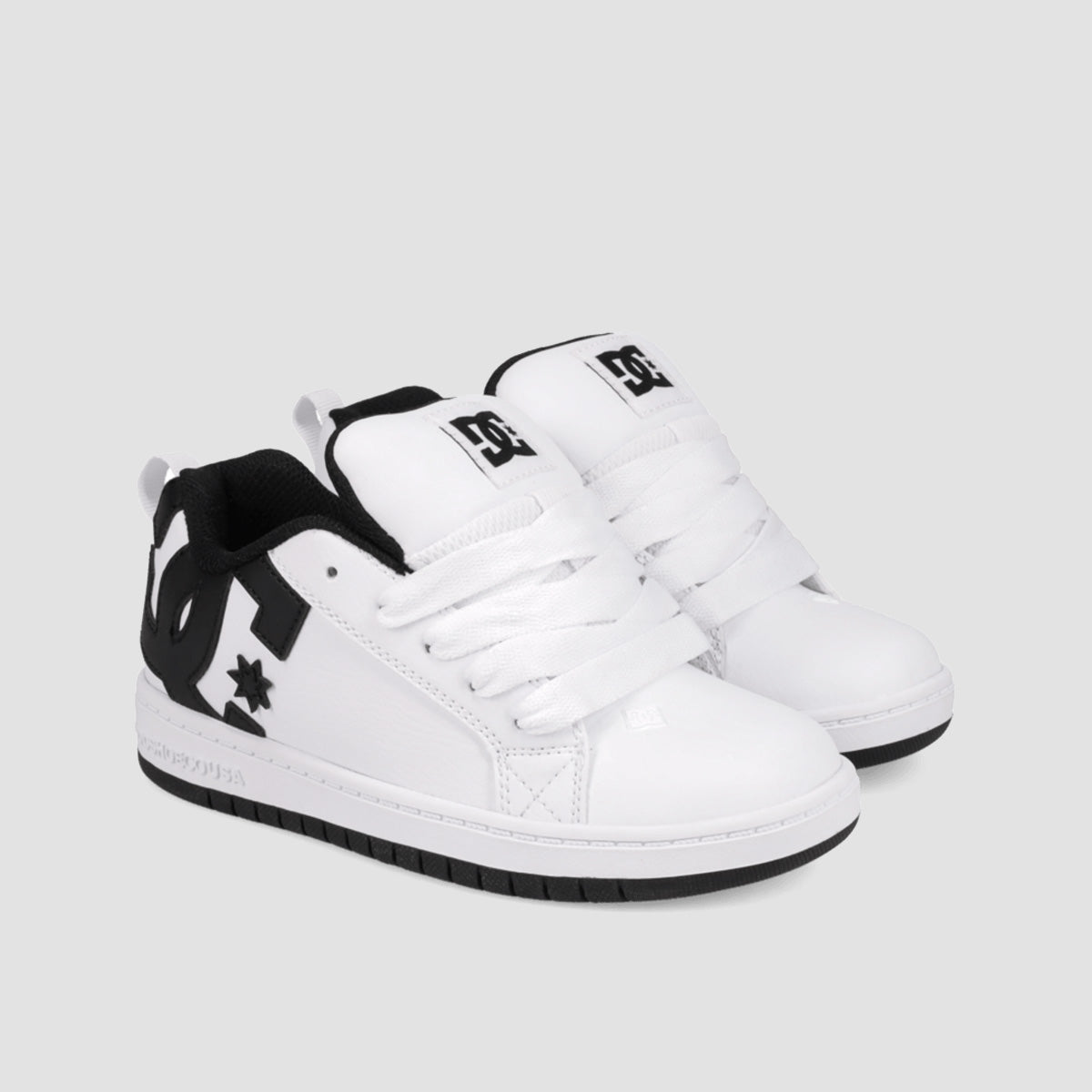 DC Court Graffik Shoes - White/Black - Kids