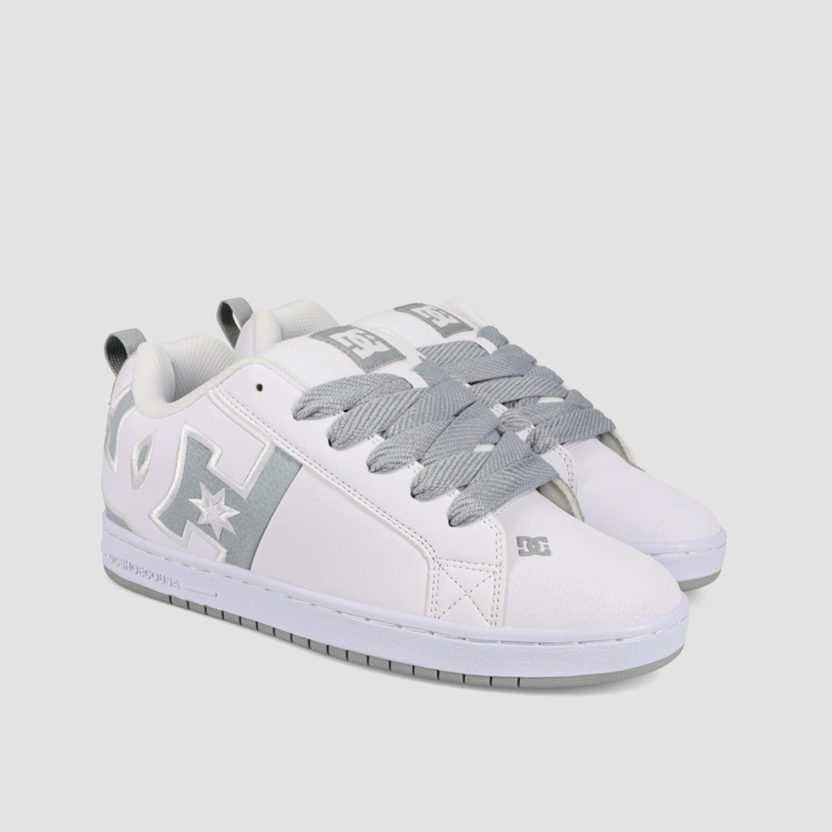 DC Court Graffik SQ Shoes - White/Grey