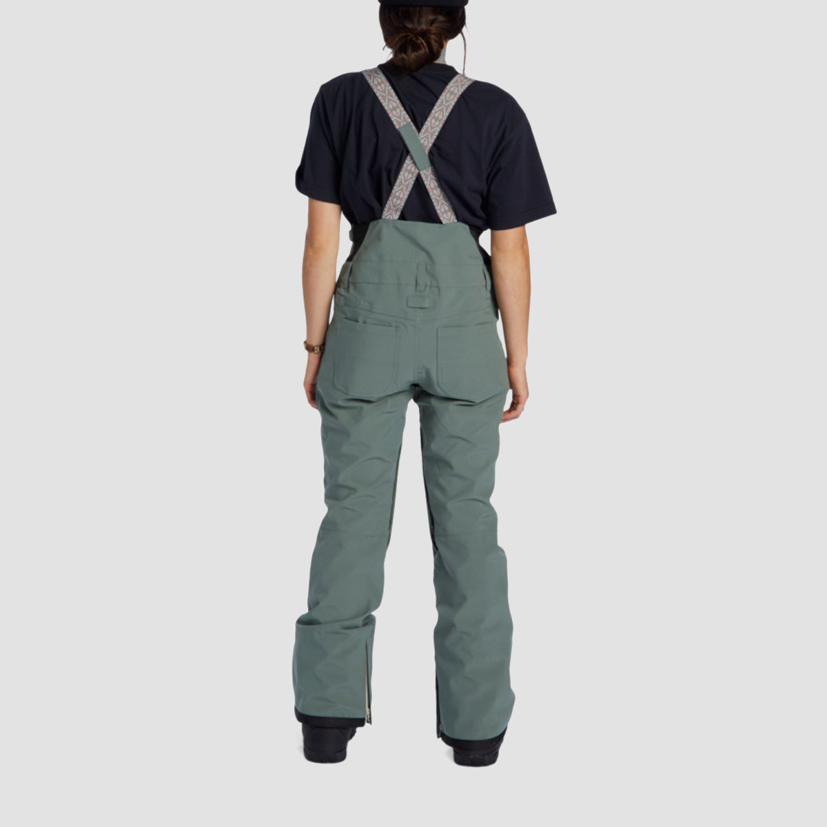 DC Crusade Bib Snow Pants Dark Forest - Womens