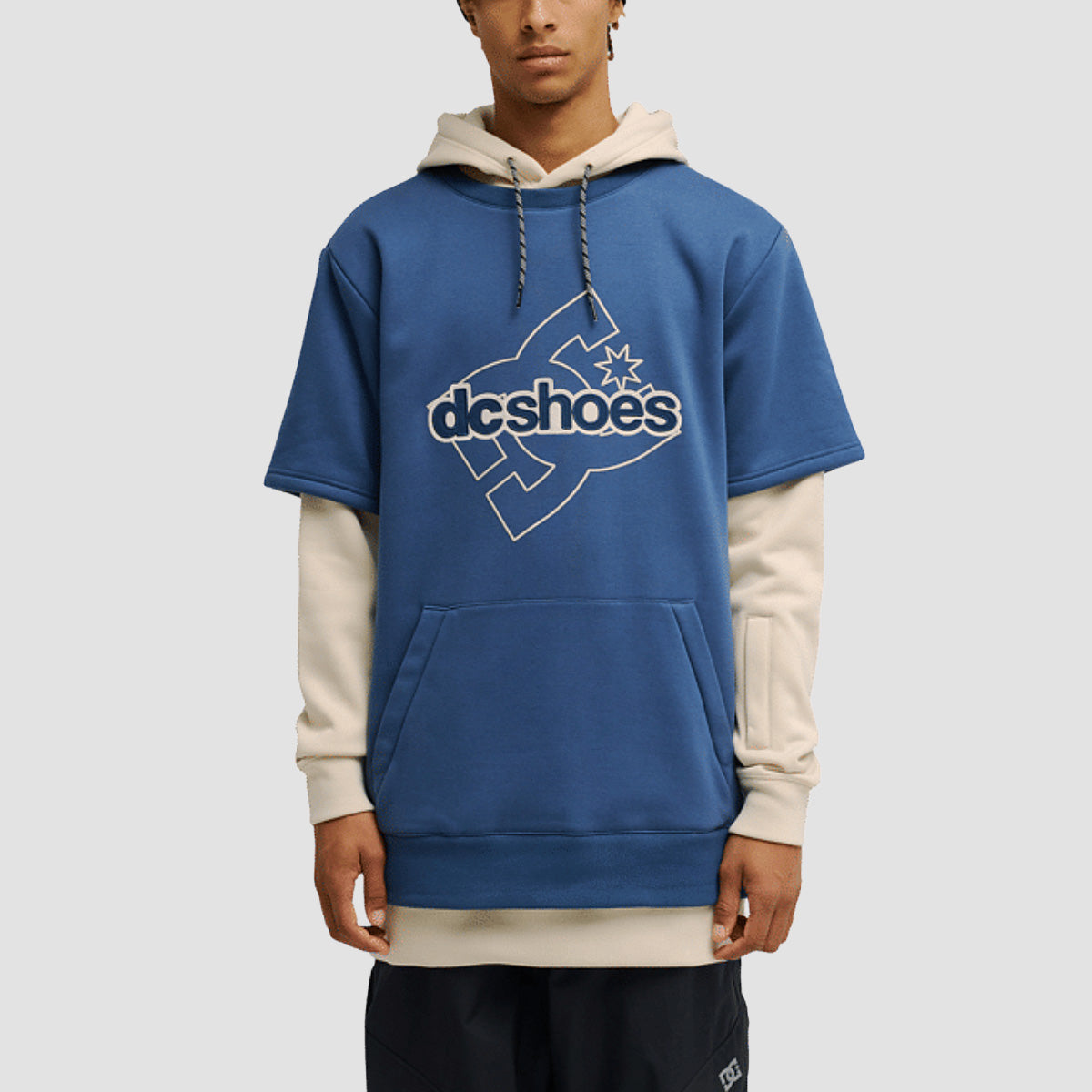 DC Dryden Snow Pullover Hoodie Dark Denim
