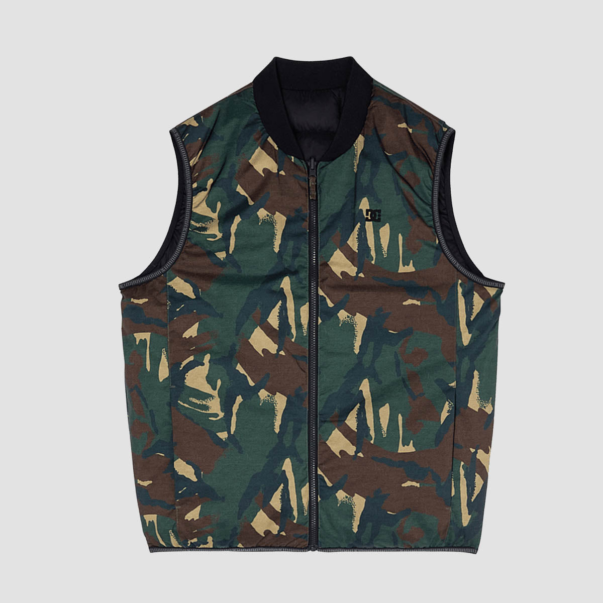 DC Dualform Reversible Vest Jacket Black