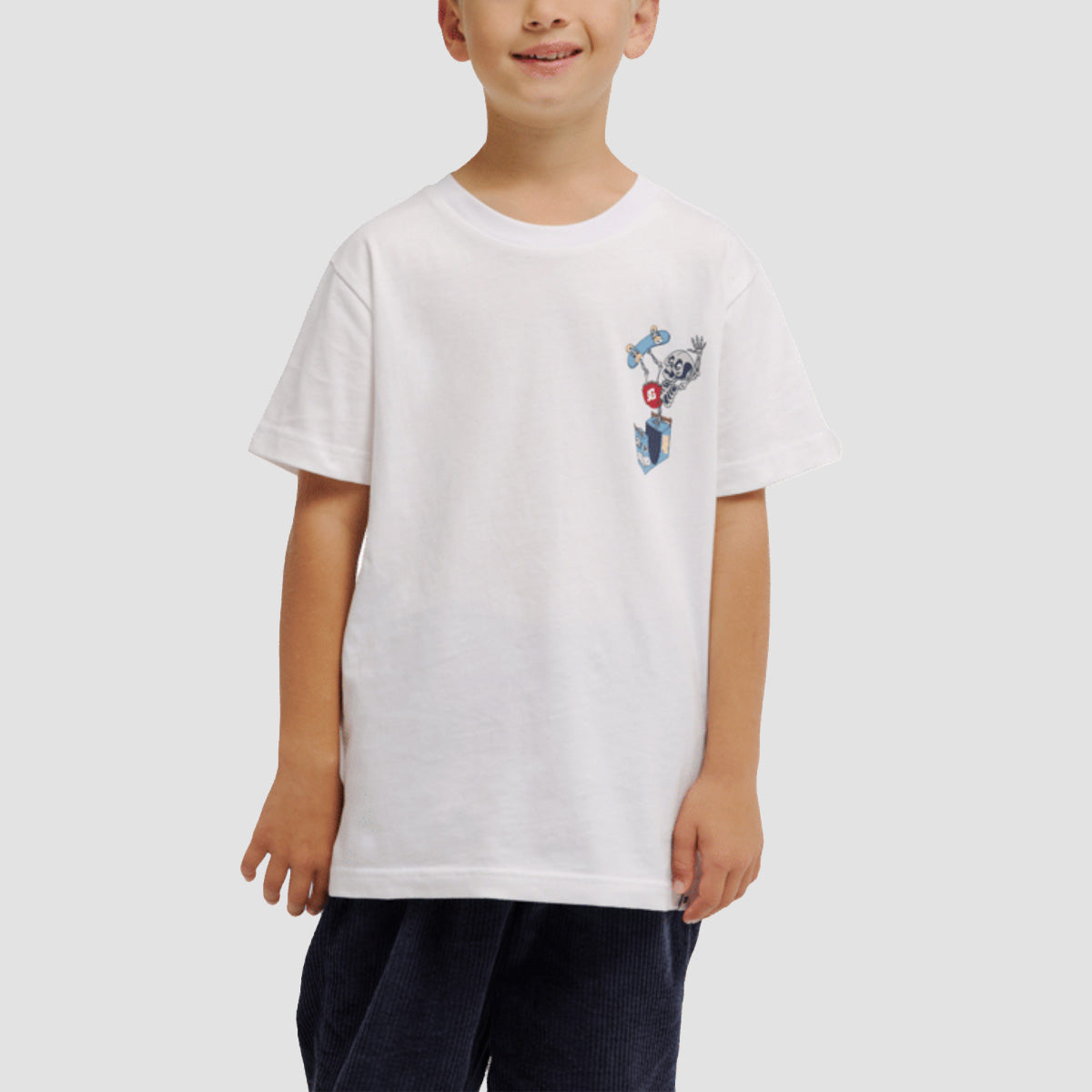 DC Handplant T-Shirt White - Kids