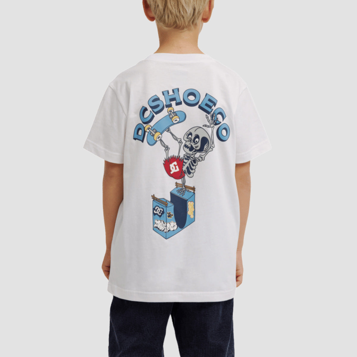 DC Handplant T-Shirt White - Kids
