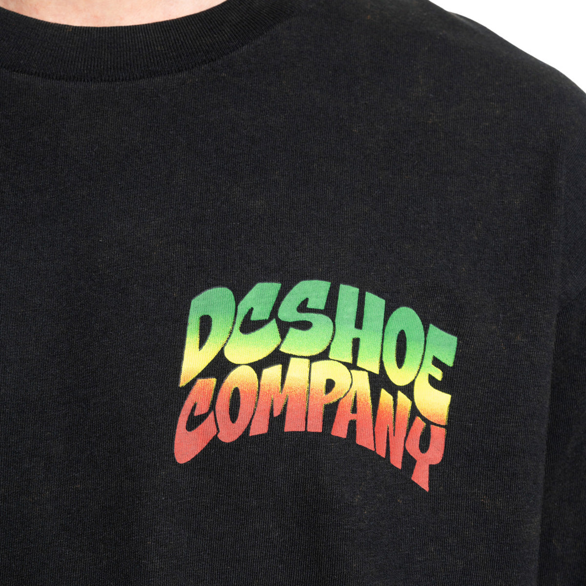 DC Hot Box T-Shirt Black Rain Wash