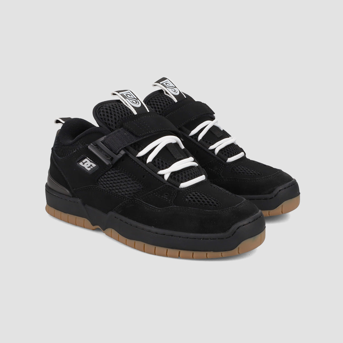 DC JS 1 Shoes - Black/Black/Gum