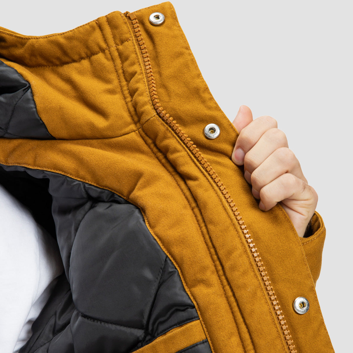 DC Juryfield Padded Jacket Golden Brown