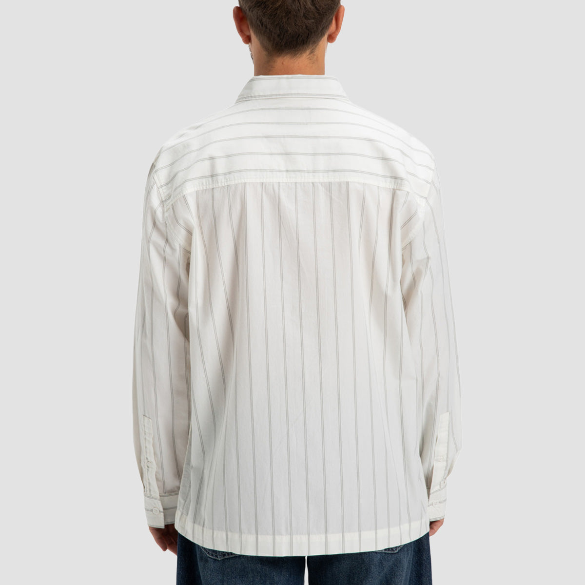 DC Long Lines Longsleeve Shirt Lily White