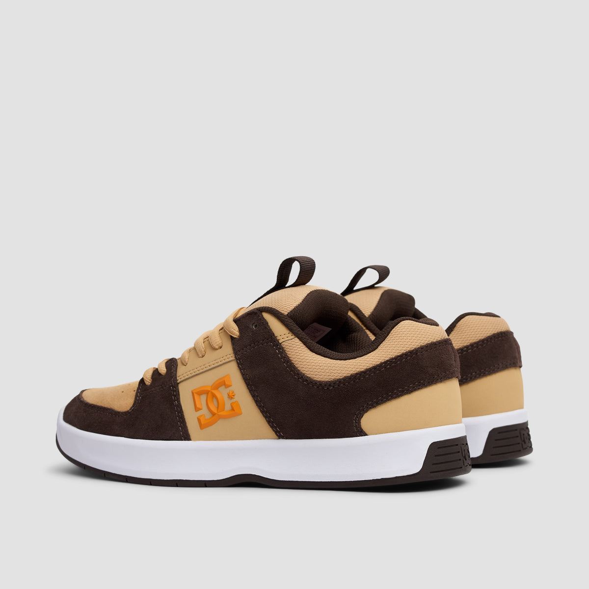 DC Lynx Zero S Shoes - Brown/Brown/Orange