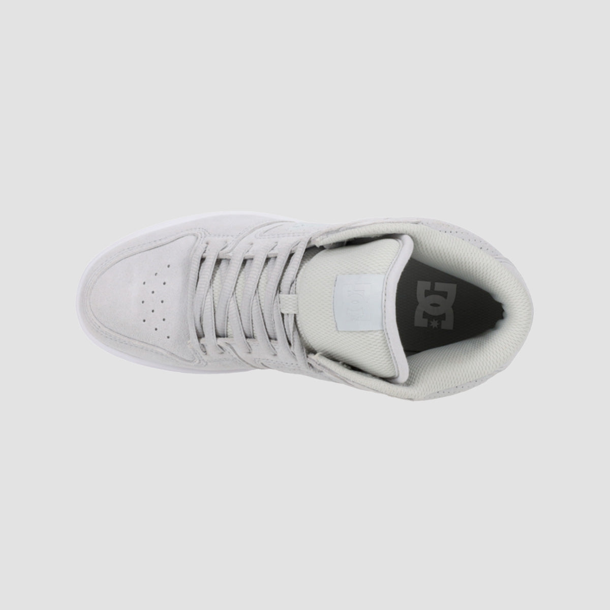 DC Manteca 4 Mid Top Shoes - Light Grey - Womens