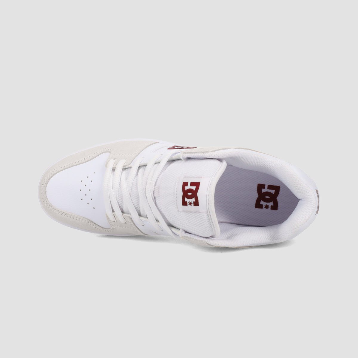 DC Manteca 4 Shoes - White/Maroon