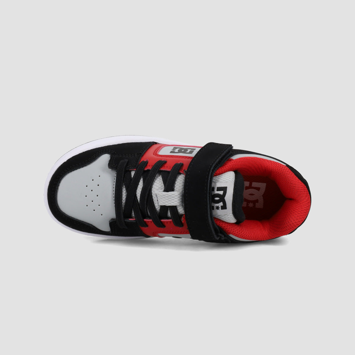 DC Manteca 4 V Shoes - Black/Grey/Red - Kids
