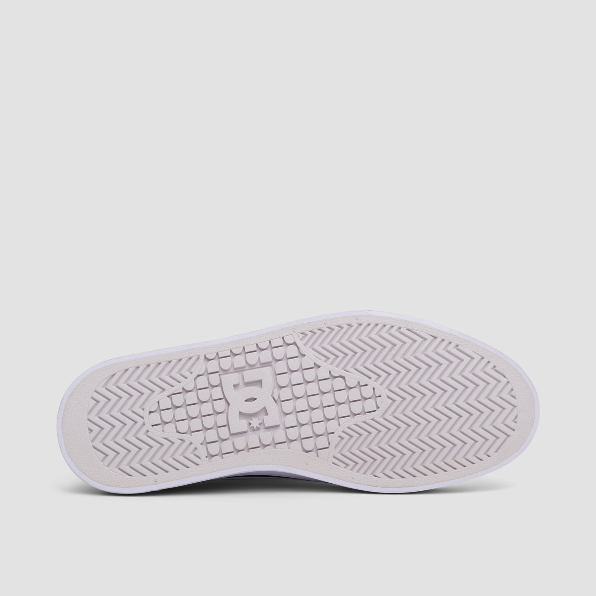 DC Manual Hi Platform Shoes - White/Black/Flower - Womens