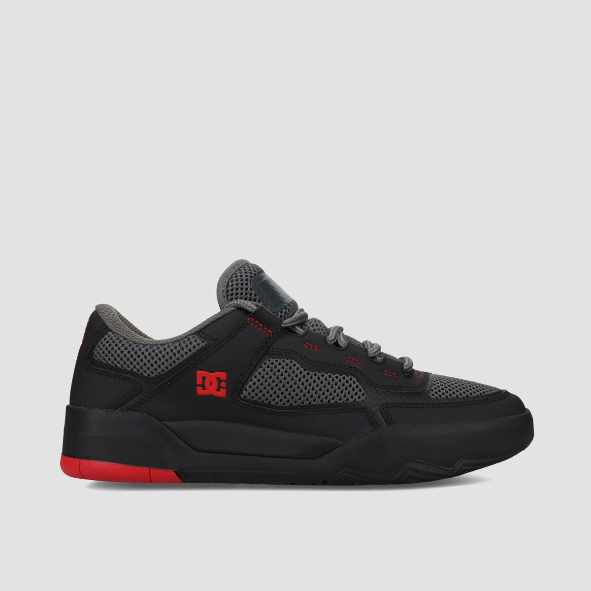 DC Metric Shoes - Grey/Grey/Red