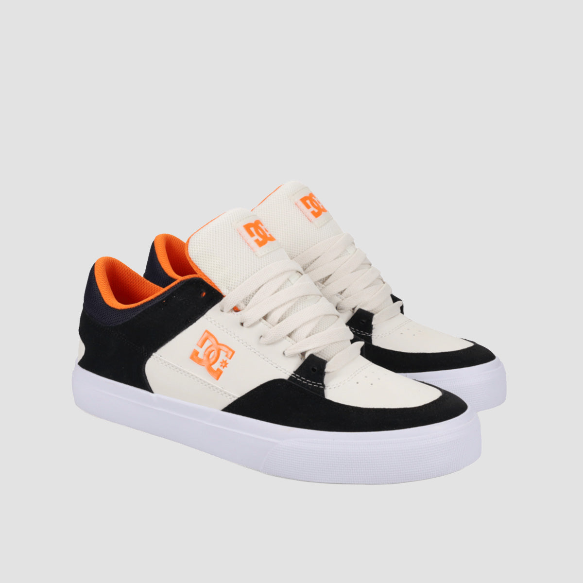 DC Onyx S Shoes - Grey/Off White/Orange