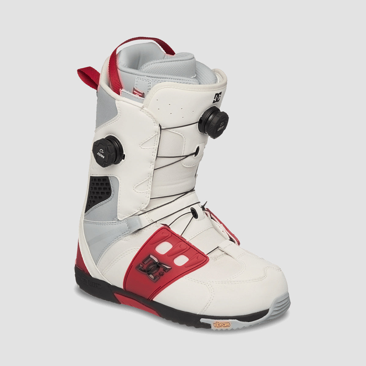 DC Phantom MOZ Snowboard Boots Lily White/Red